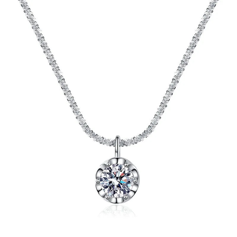 Nova by Lunara – 925 Sterling Silver With Zircon Pendant Necklace