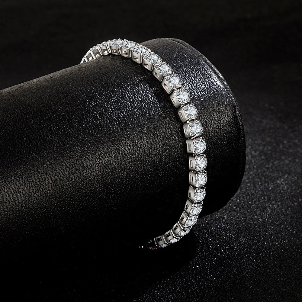Isla by Lunara – S925 Sterling Silver Zirconia Tennis Bracelet